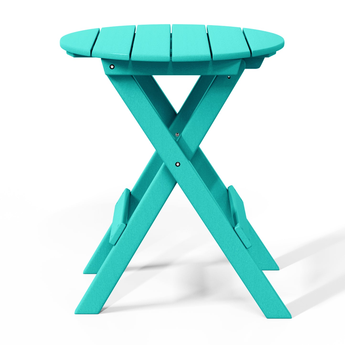 Tuscany All-Weather Outdoor Patio Round Folding Dining Table (24" Top)