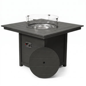 Sedona Square 42" Dining Fire Pit Table