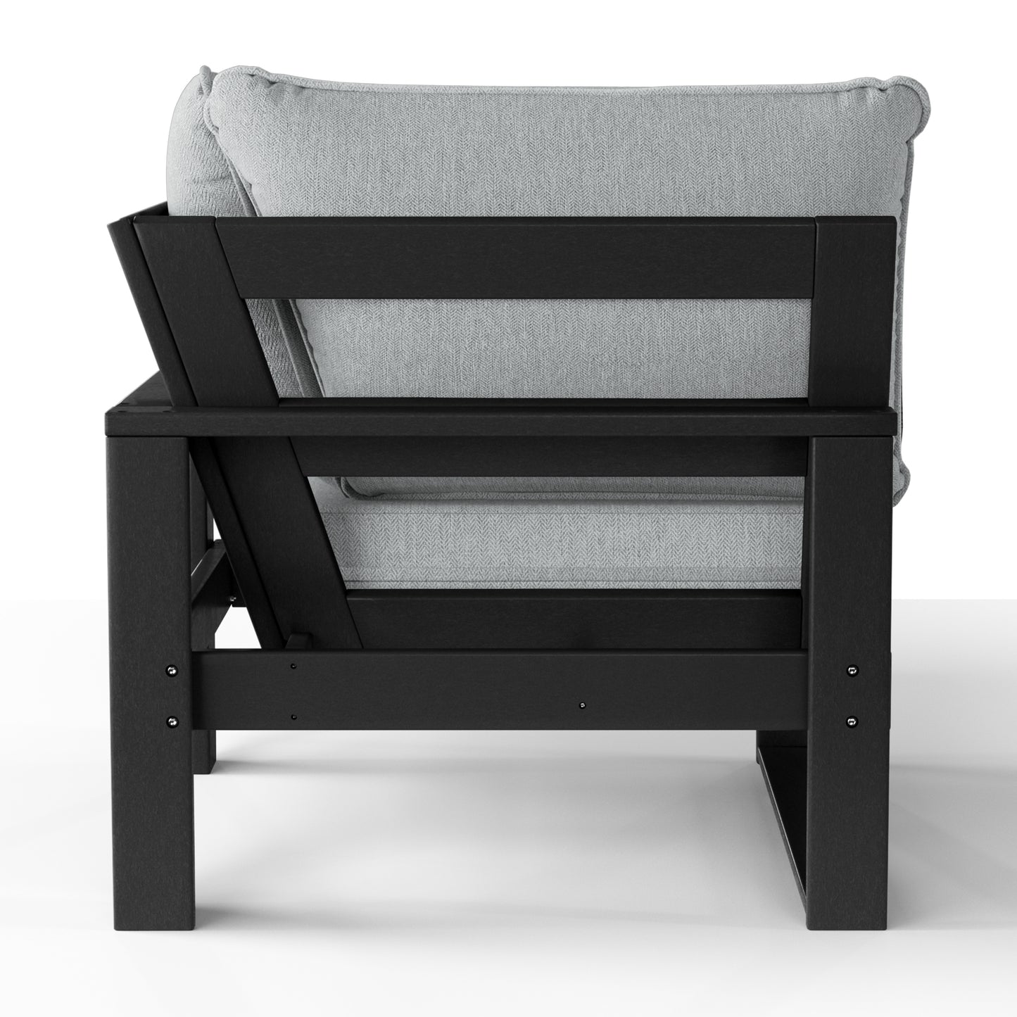 Signature All-Weather Outdoor Modular Patio Deep Seating Corner Chair (Corner Sectional Seat)