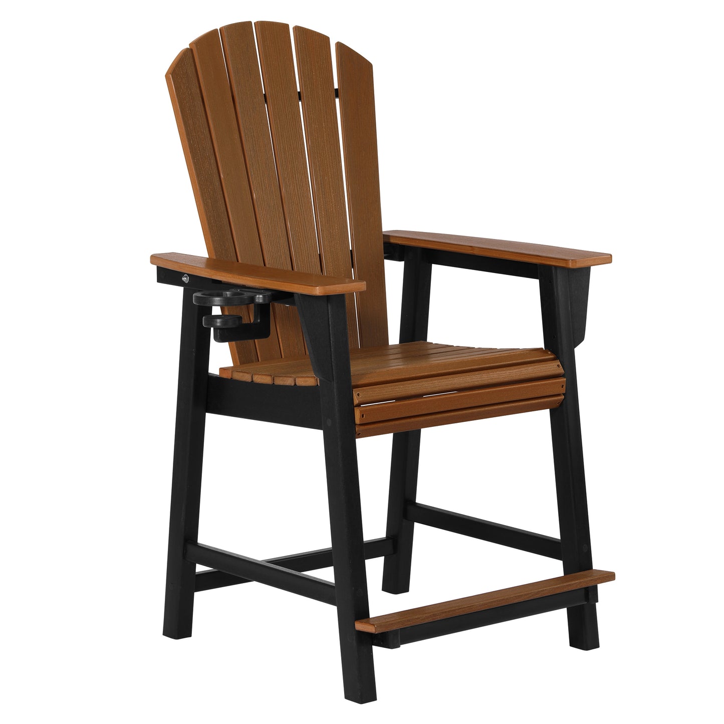 Heritage Ridge Adirondack Counter Height Chair With Cup Holder