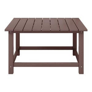 Tuscany All-Weather Outdoor Square Coffee Table (31" Top)