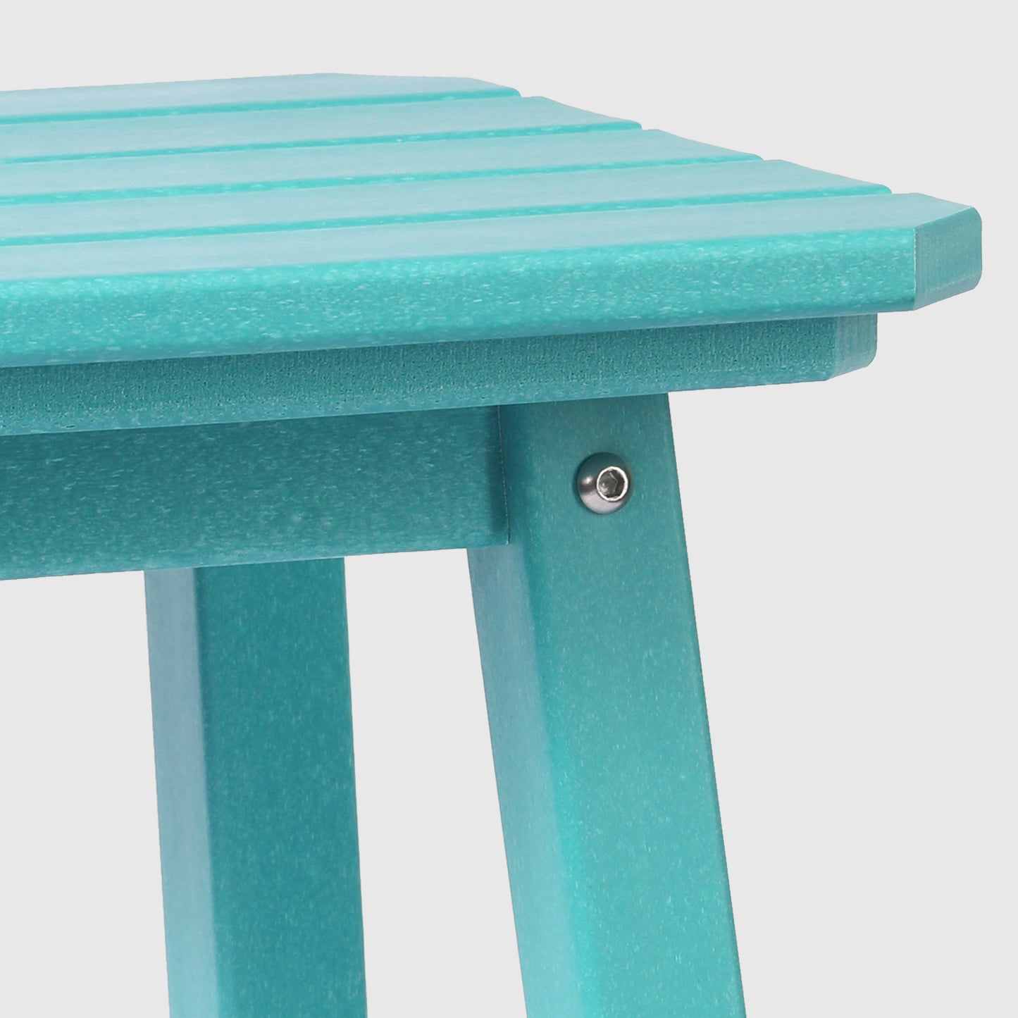 Stockholm  All-Weather Outdoor Square Counter Stool (24" Seat Height)