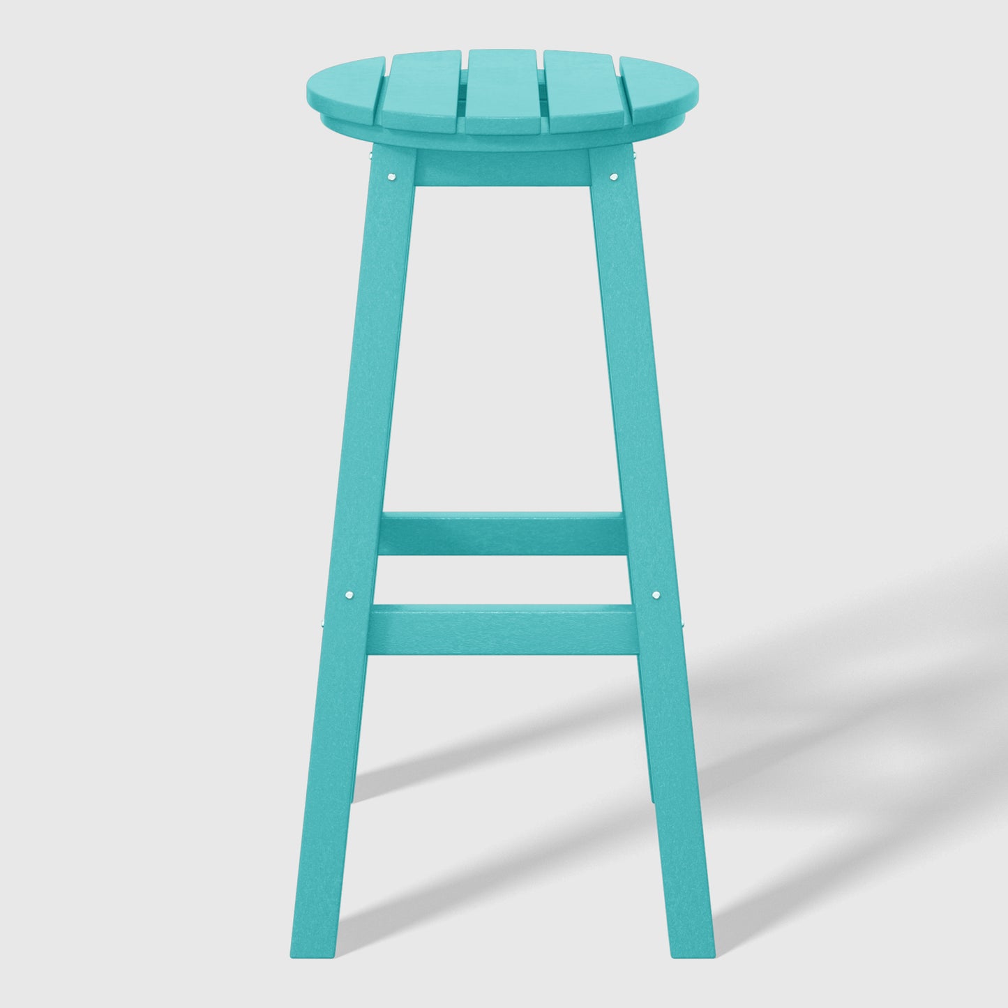 Stockholm All-Weather Outdoor Round Bar Stool (29" Height)