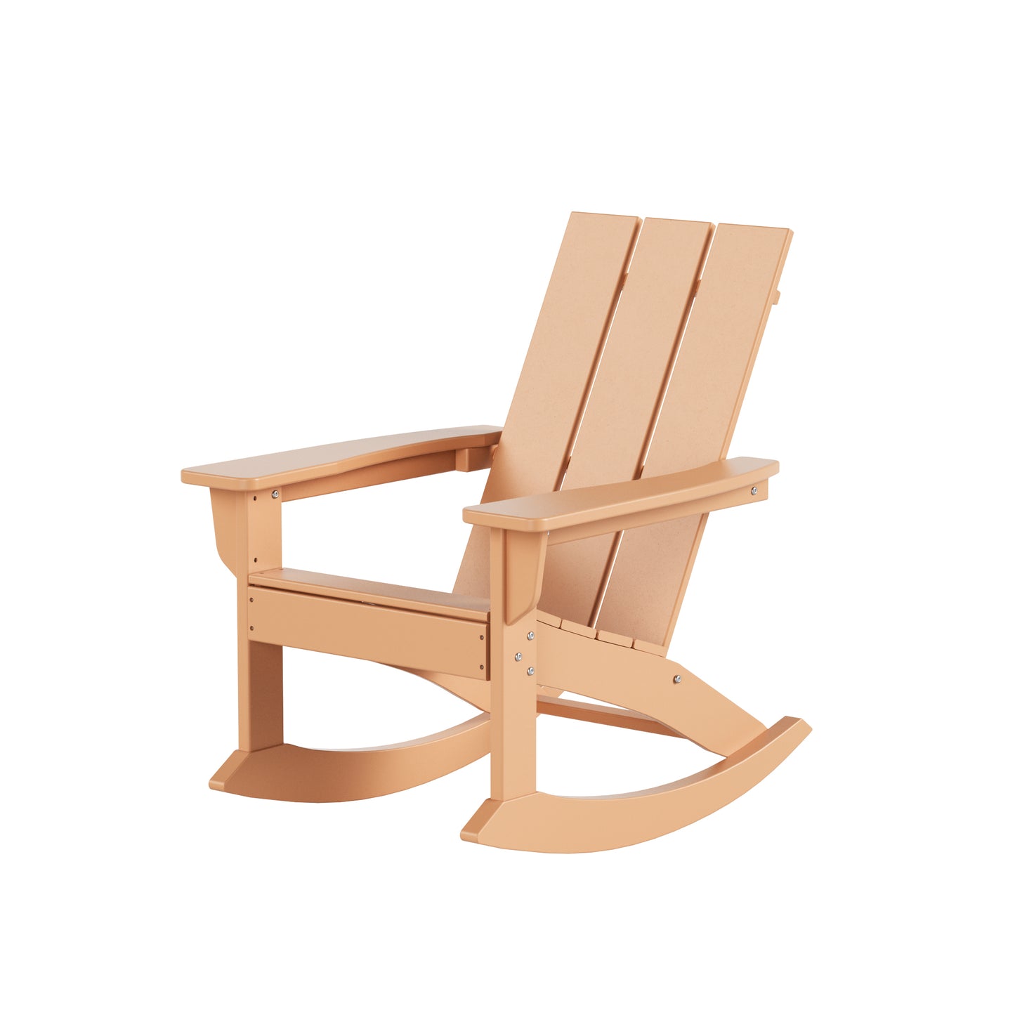 Malibu Modern All-Weather Outdoor Rocking Adirondack Chair