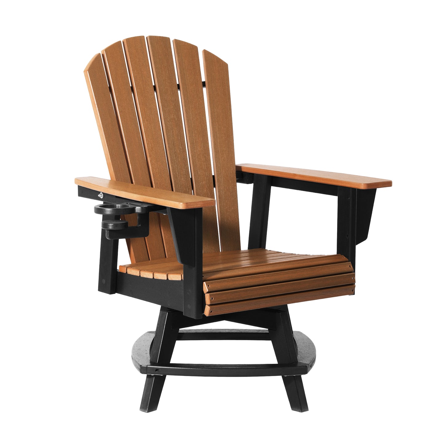 Heritage Ridge Adirondack Swivel Dining Chair With Cup Holder