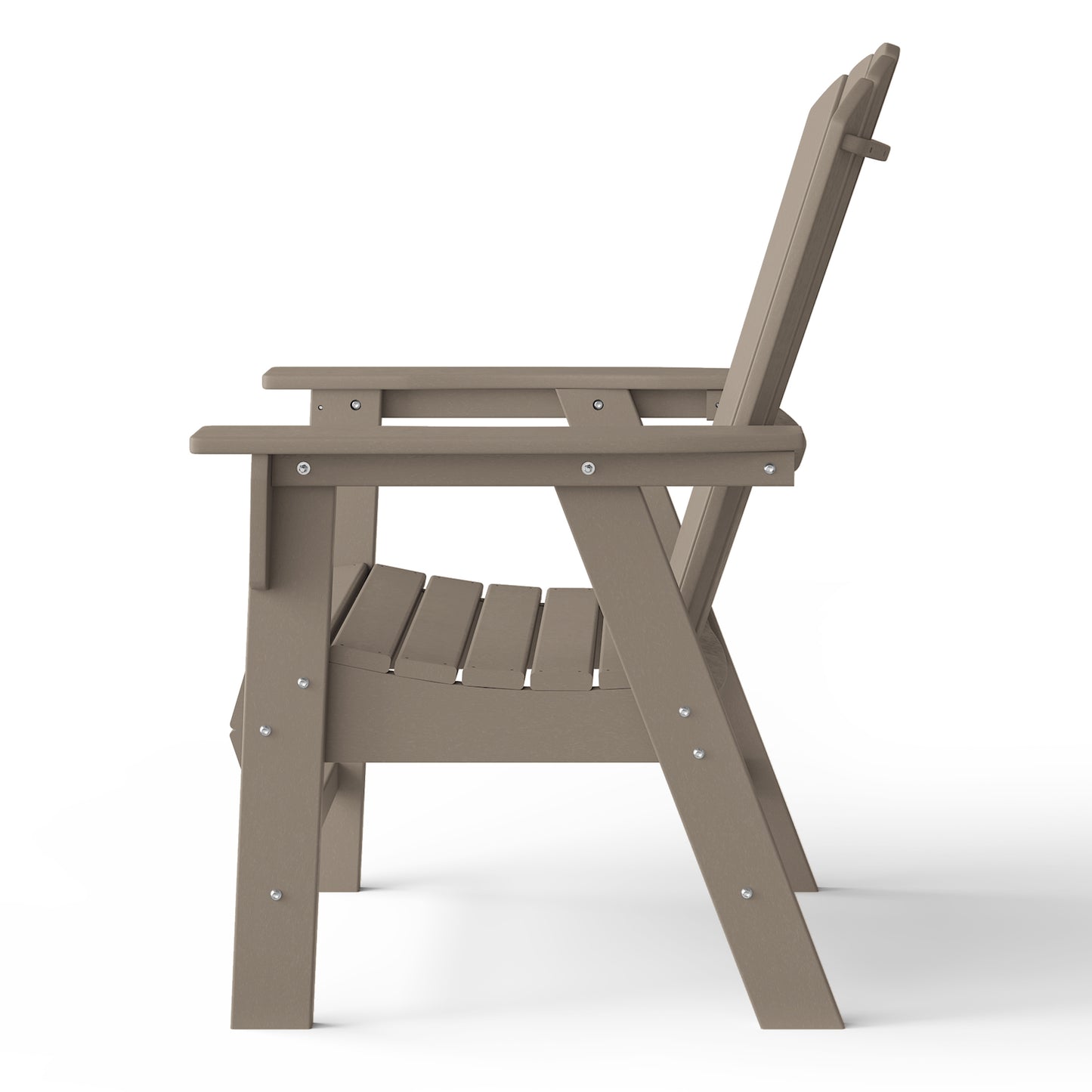 Westport All-Weather Outdoor Classic Adirondack Dining Chair