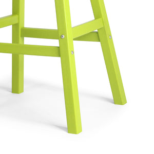 Stockholm All-Weather Outdoor Saddle Bar Stool (29" Height)