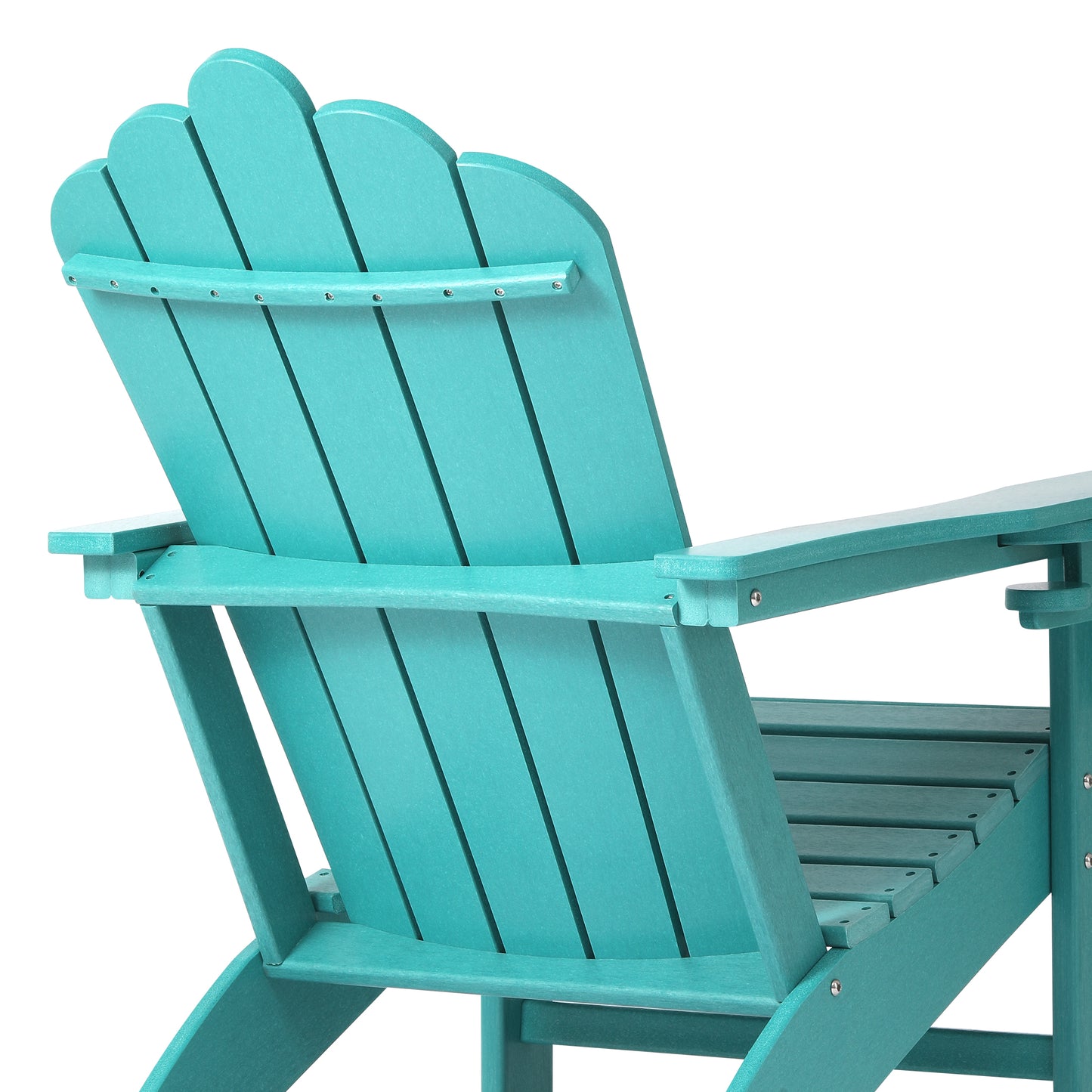 Tahoe All-Weather Outdoor Poly Adirondack Chair with Retractable Cup Holder