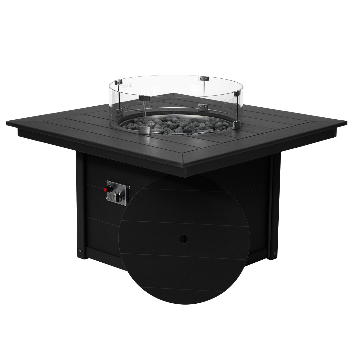 Sedona Square 42" Fire Pit Table