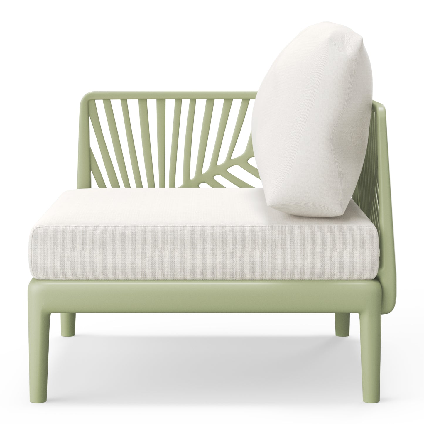 Polyform Deep Seating Left Arm Chair with Cushions