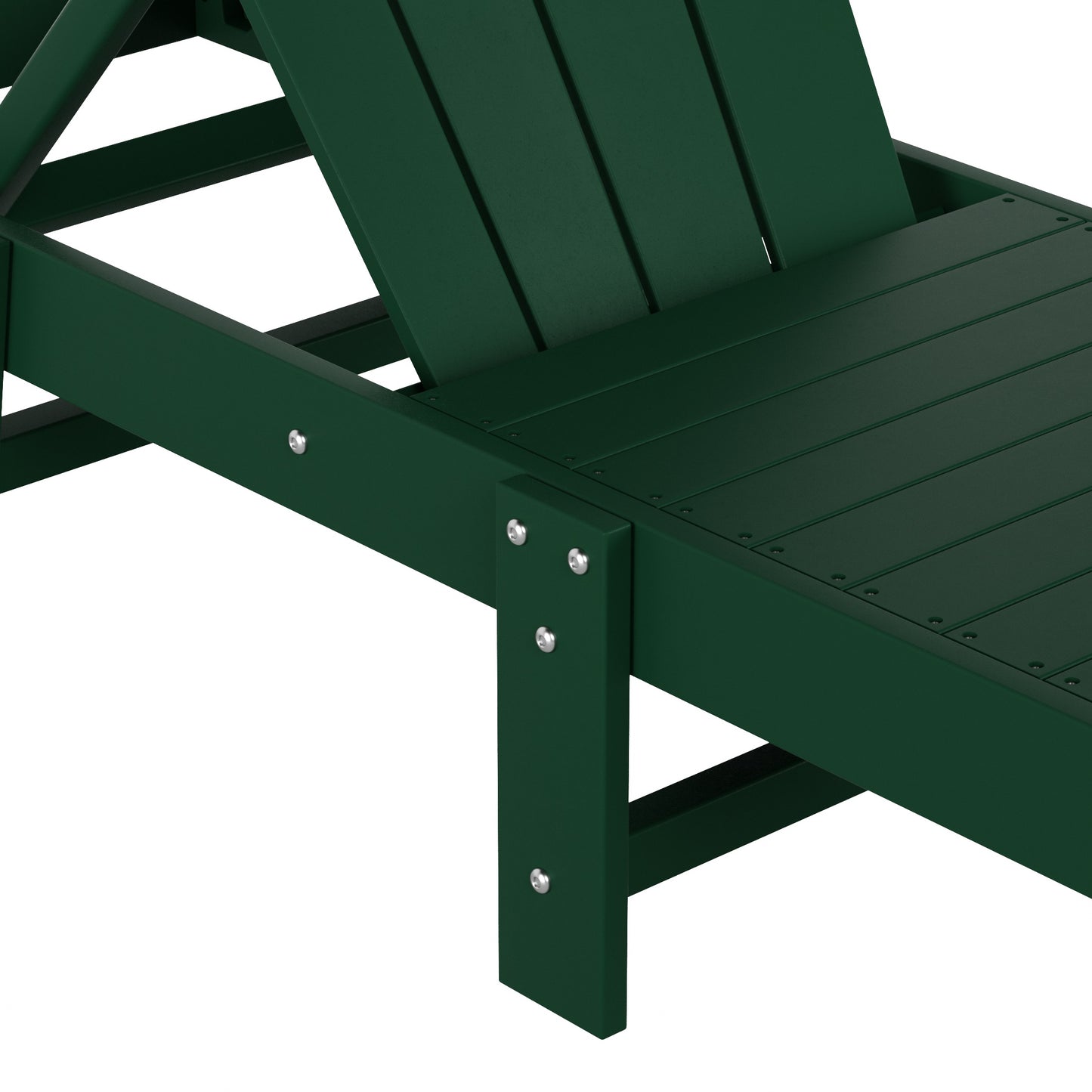 Chatham All-Weather Outdoor Adirondack Reclining Sun Lounger With Wheels