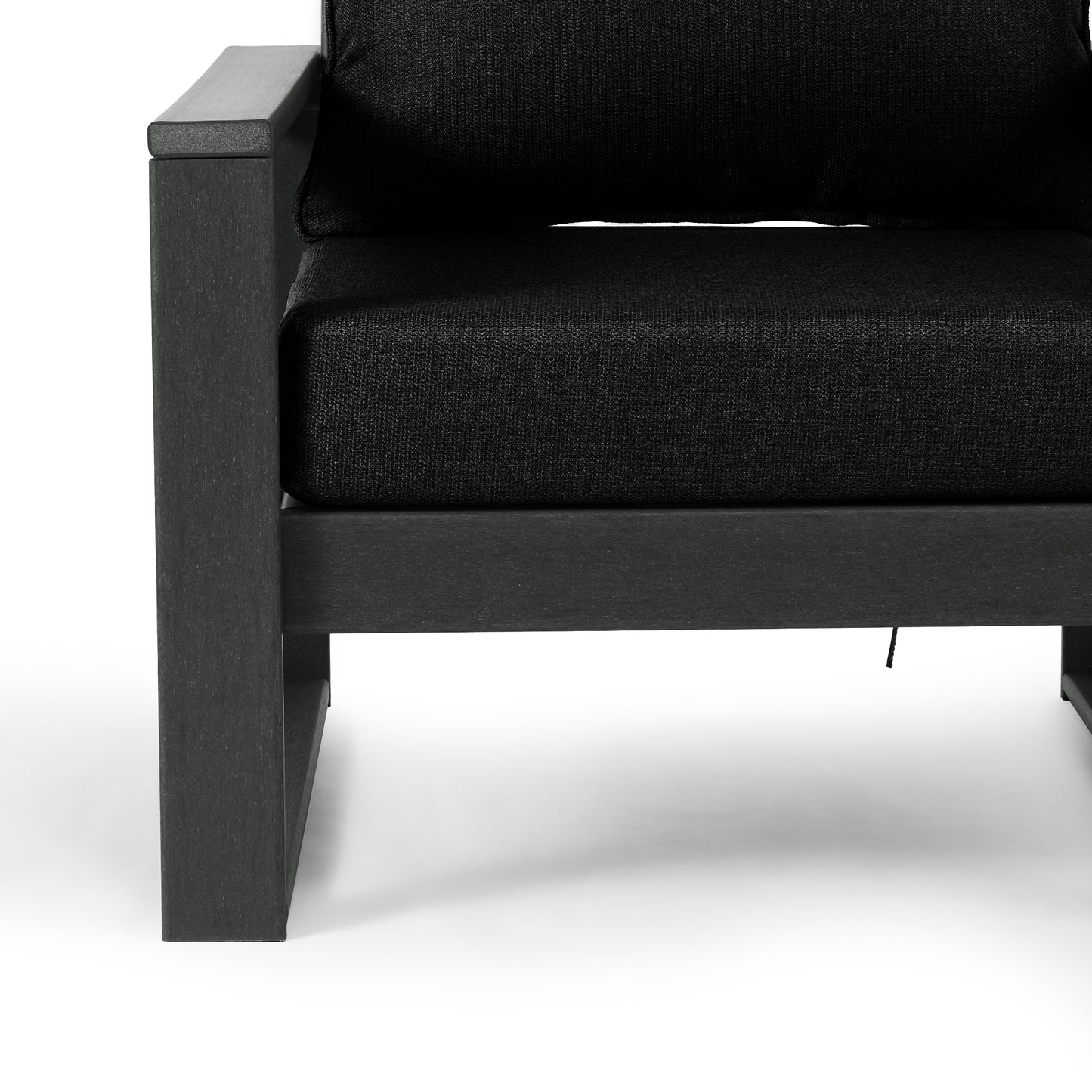 Signature All-Weather Outdoor Modular Patio Deep Seating Club Arm Chair