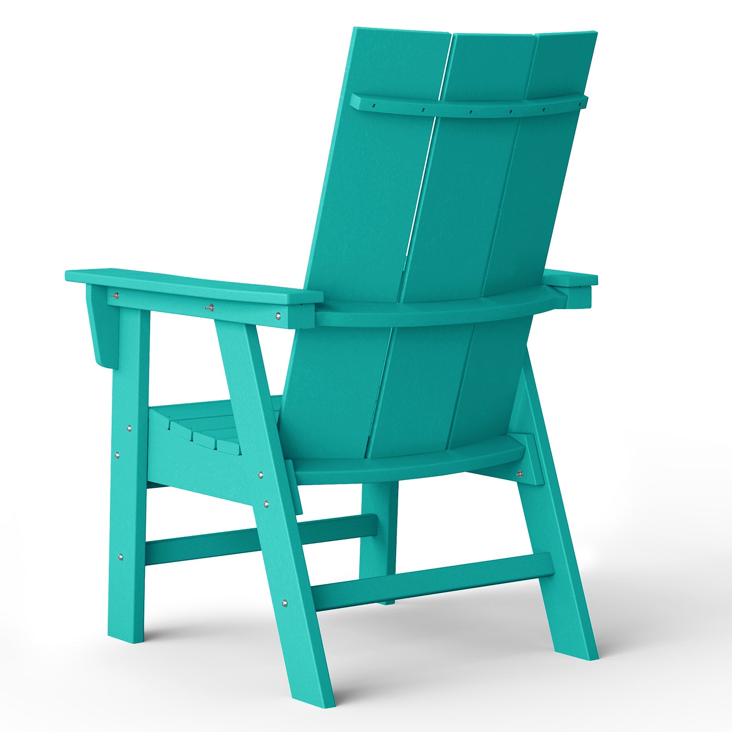 Malibu Modern All-Weather Outdoor Contoured Adirondack Dining Chair