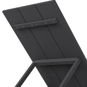Malibu Modern All-Weather Outdoor Reclining Sun Lounger With Wheels