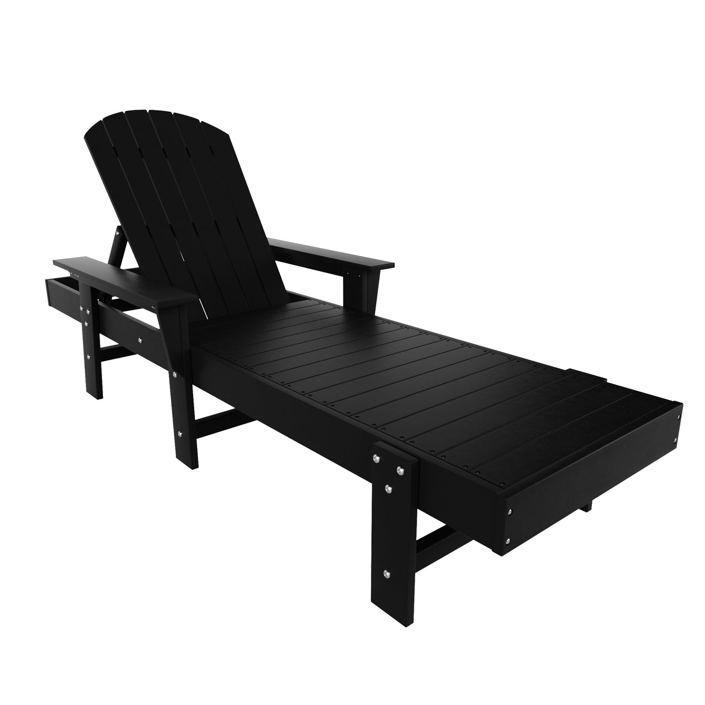 Westport Classic All-Weather Outdoor Adirondack Reclining Sun Lounger With Arms Rests