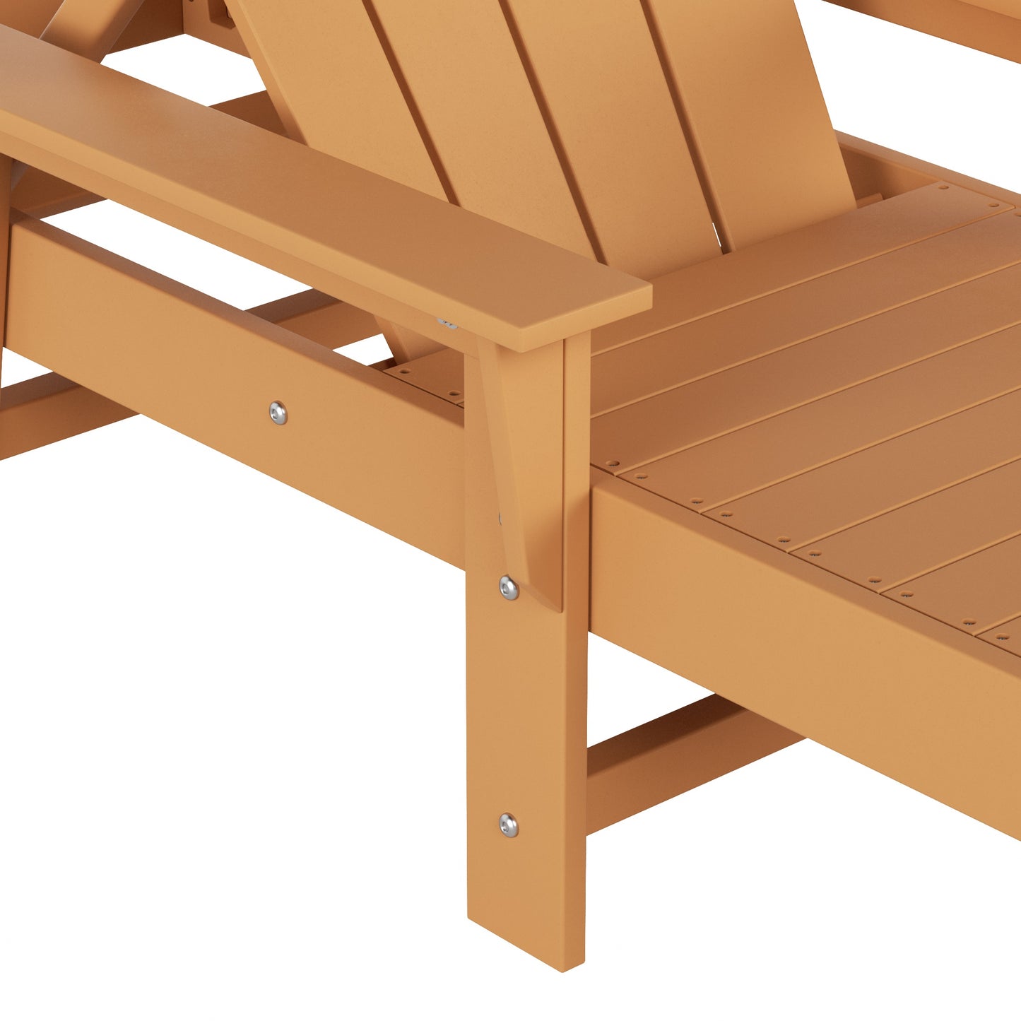 Chatham All-Weather Outdoor Adirondack Reclining Sun Lounger With Arms Rests & Wheels