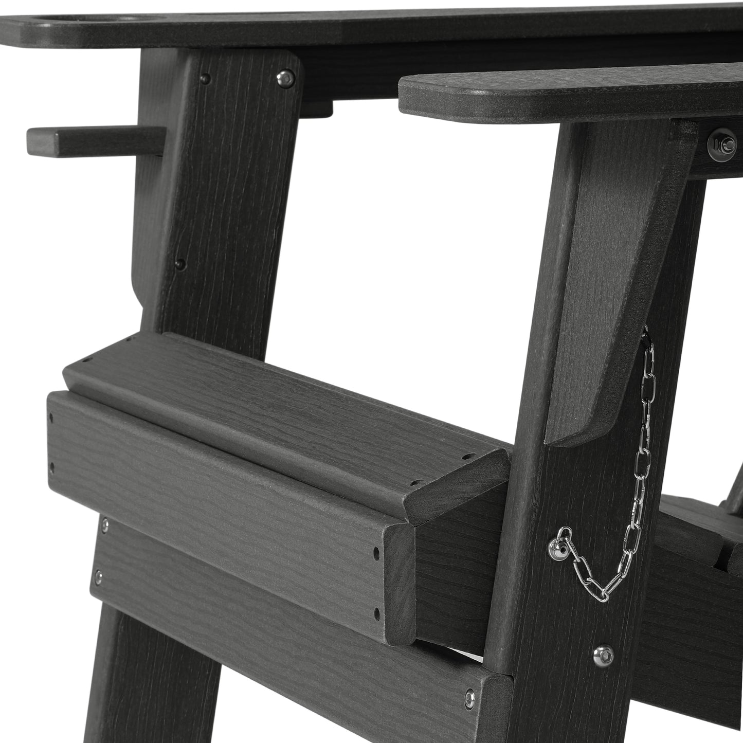 Chatham All-Weather Outdoor Folding Adirondack Chair with Cup Holder