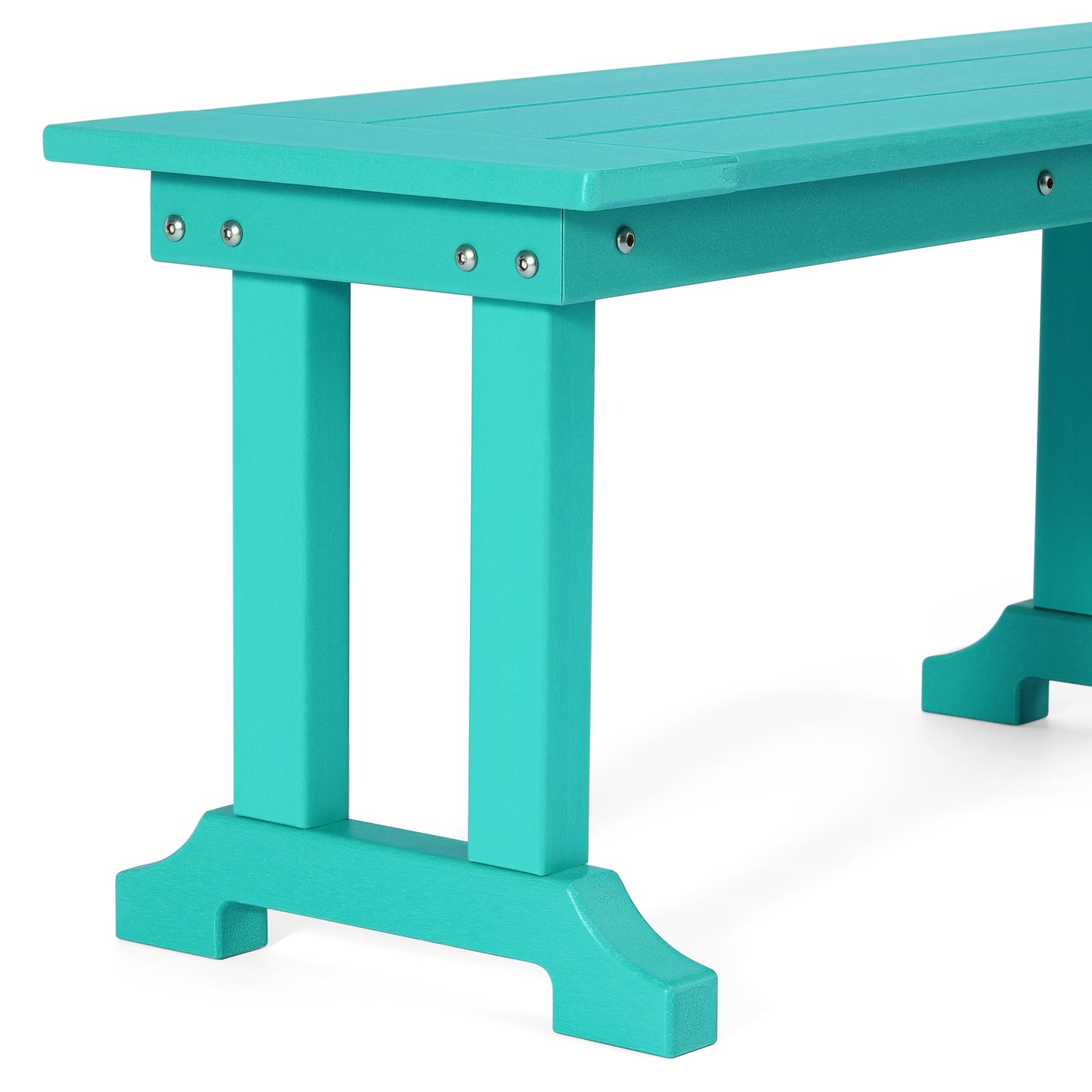 Tuscany All-Weather Outdoor 65" Trestle Dining Bench