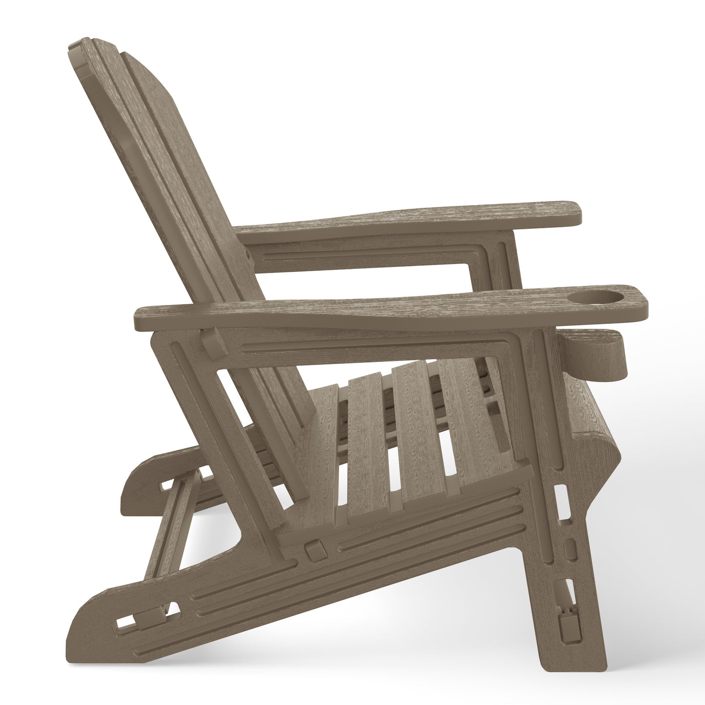 Snap'n Lock Adirondack Chair with Cupholder (No Tools or Hardware)