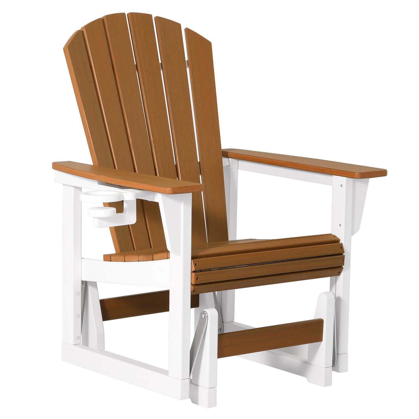 Heritage Ridge Adirondack Glider With Cup Holder