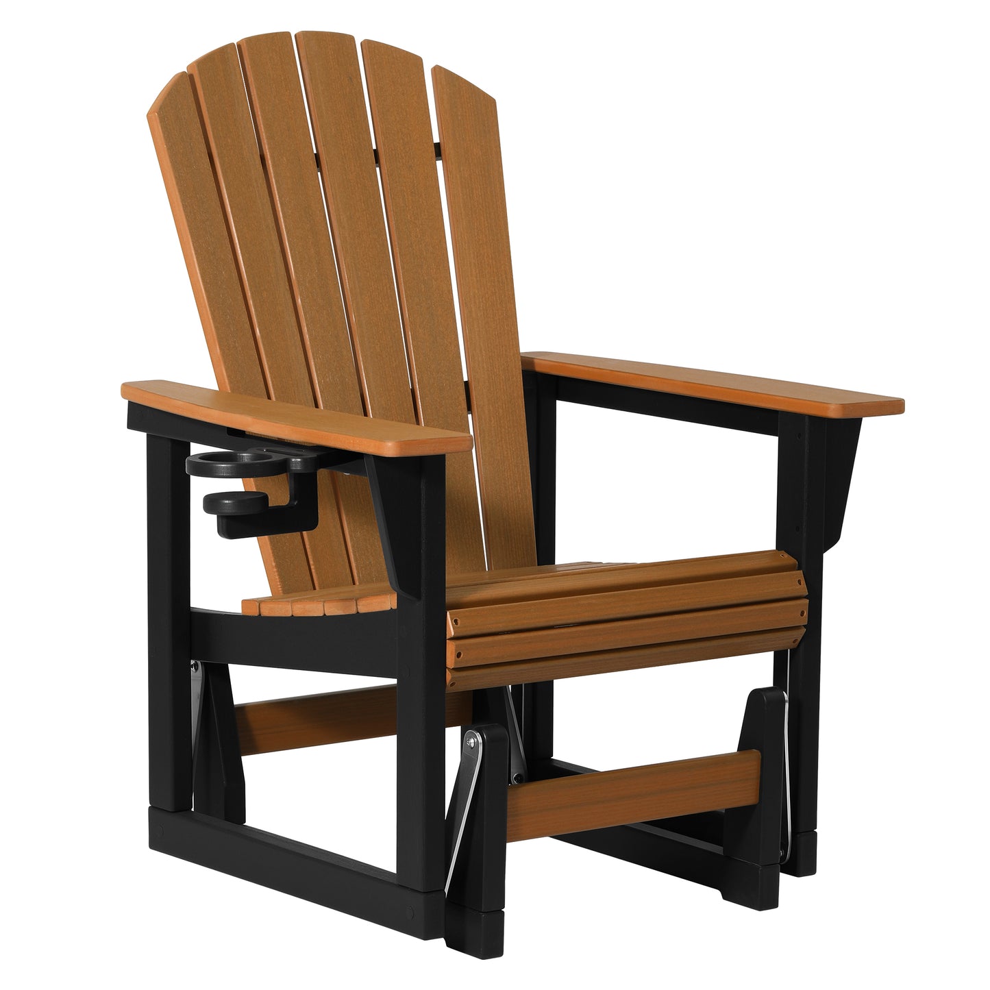 Heritage Ridge Adirondack Glider With Cup Holder