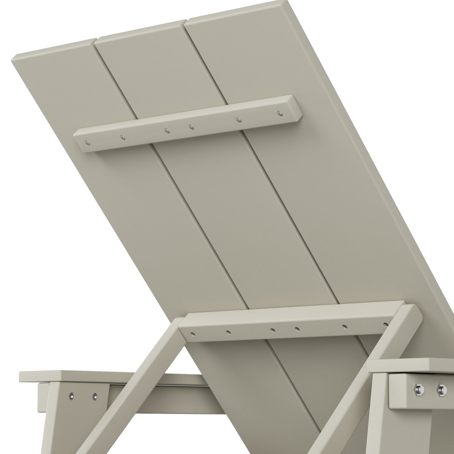 Malibu Modern All-Weather Outdoor Reclining Sun Lounger With Arm Rests & Wheels