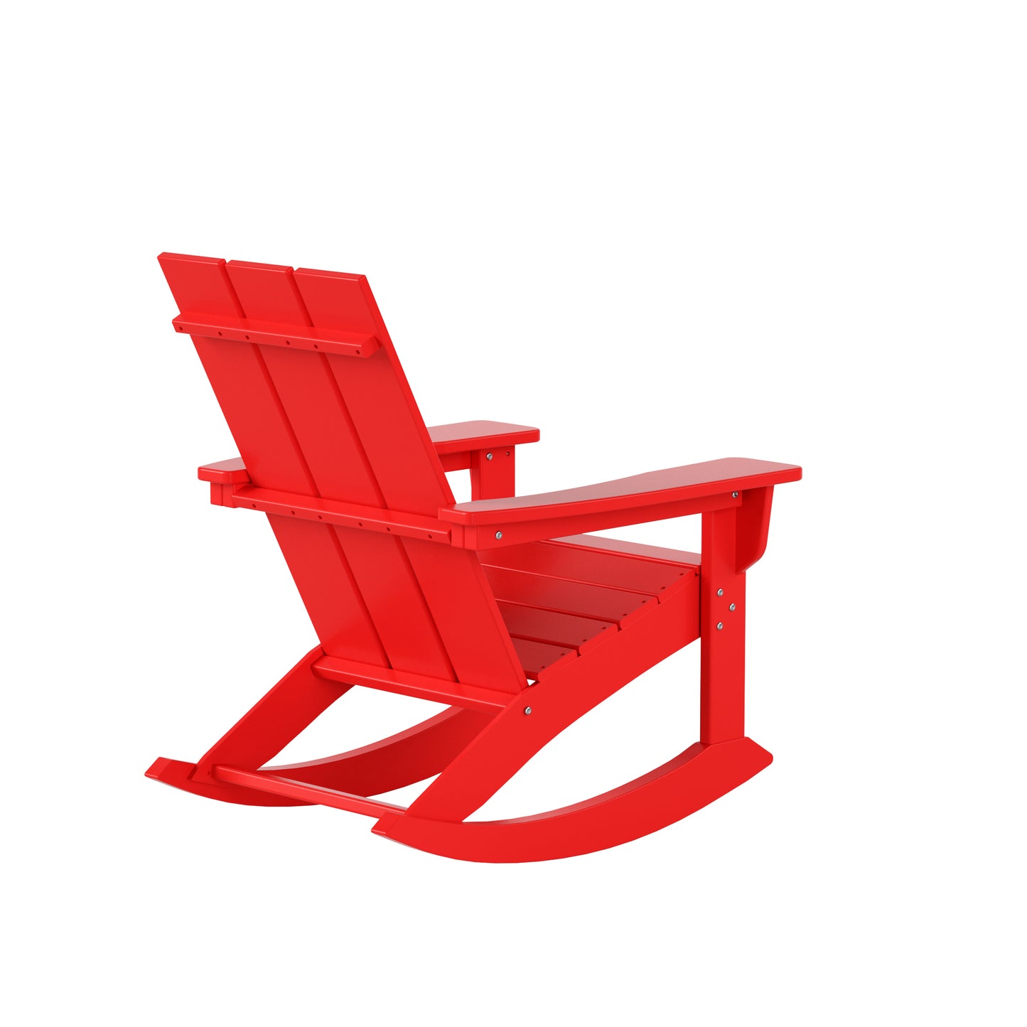 Malibu Modern All-Weather Outdoor Rocking Adirondack Chair