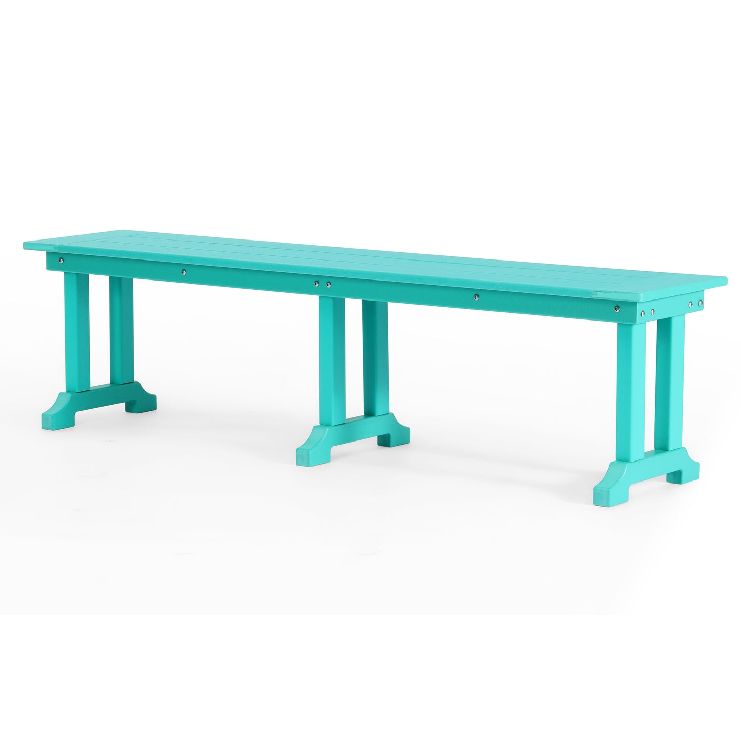 Tuscany All-Weather Outdoor 65" Trestle Dining Bench