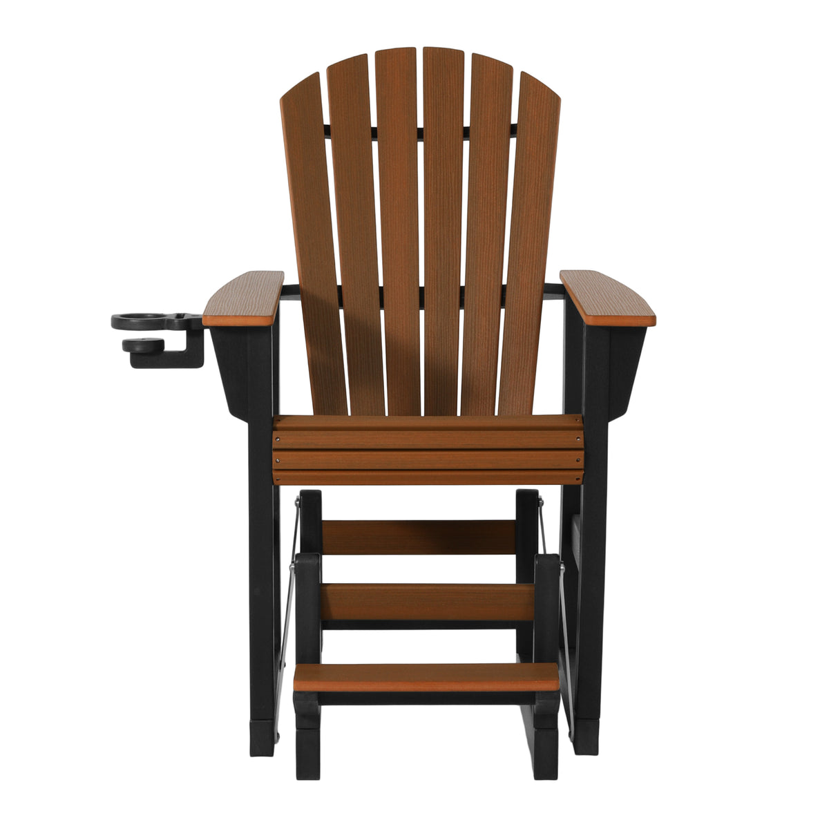Adirondack Counter Glider With Cup Holder