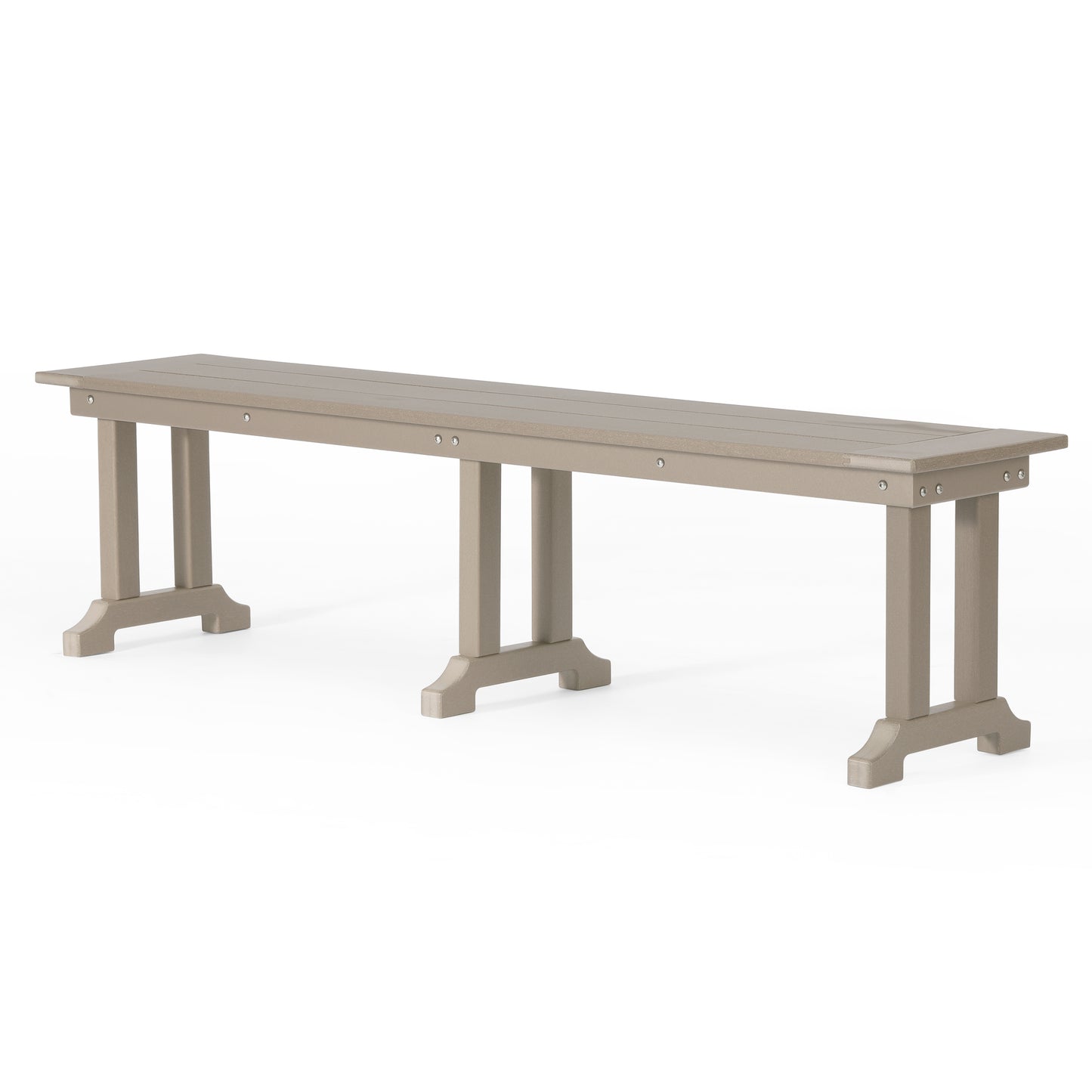 Tuscany All-Weather Outdoor 65" Trestle Dining Bench