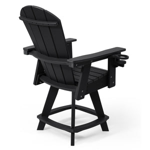 Chatham Adirondack Swivel Counter Chair with Cup Holder