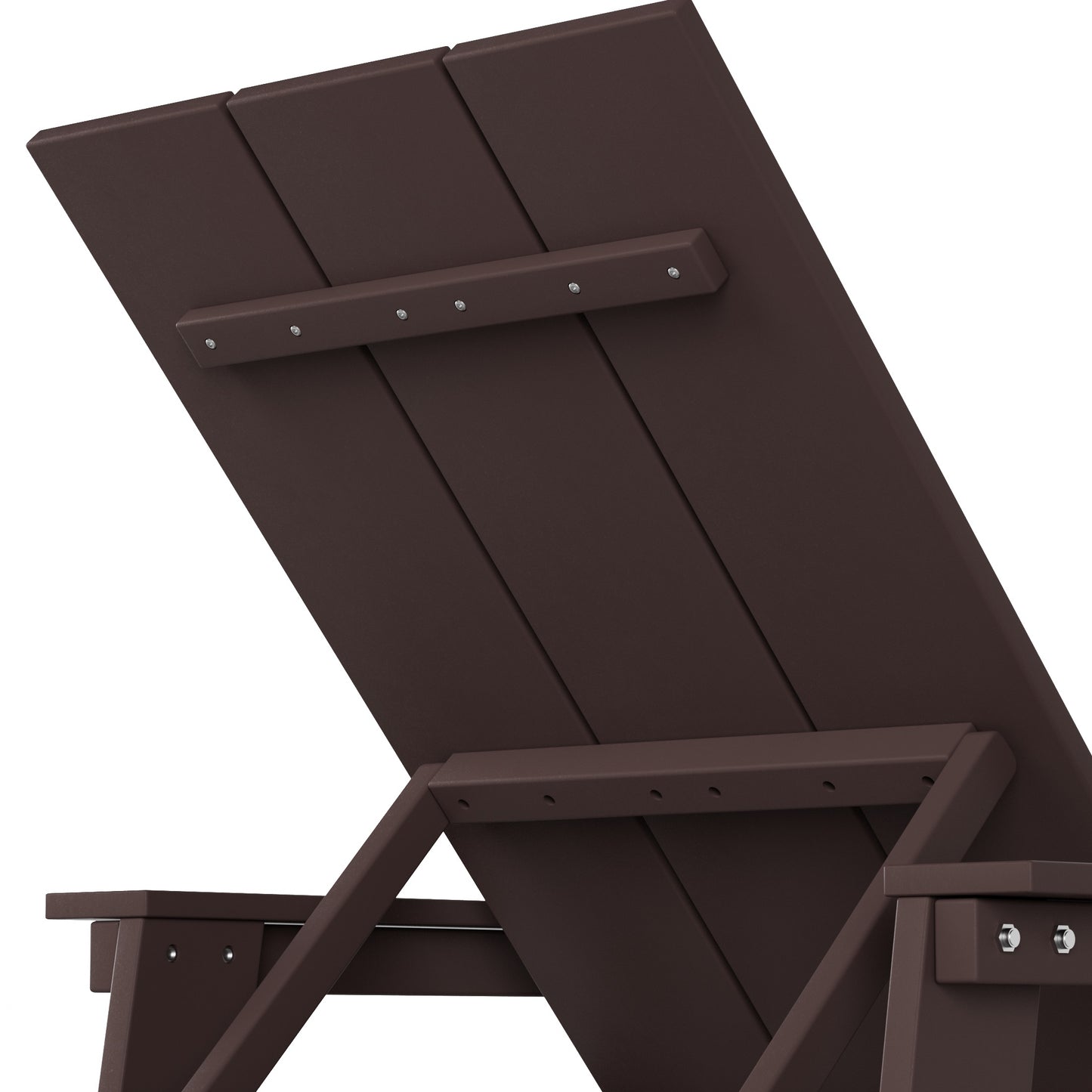 Malibu Modern All-Weather Outdoor Reclining Sun Lounger With Arm Rests & Wheels