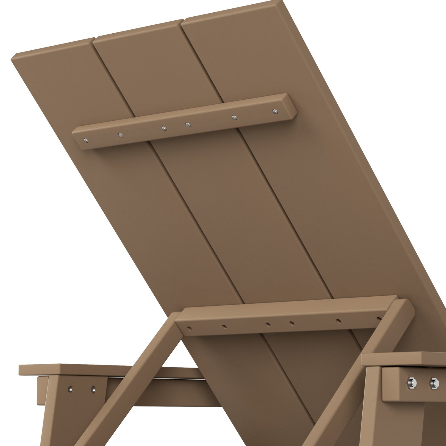 Malibu Modern All-Weather Outdoor Reclining Sun Lounger With Arm Rests & Wheels