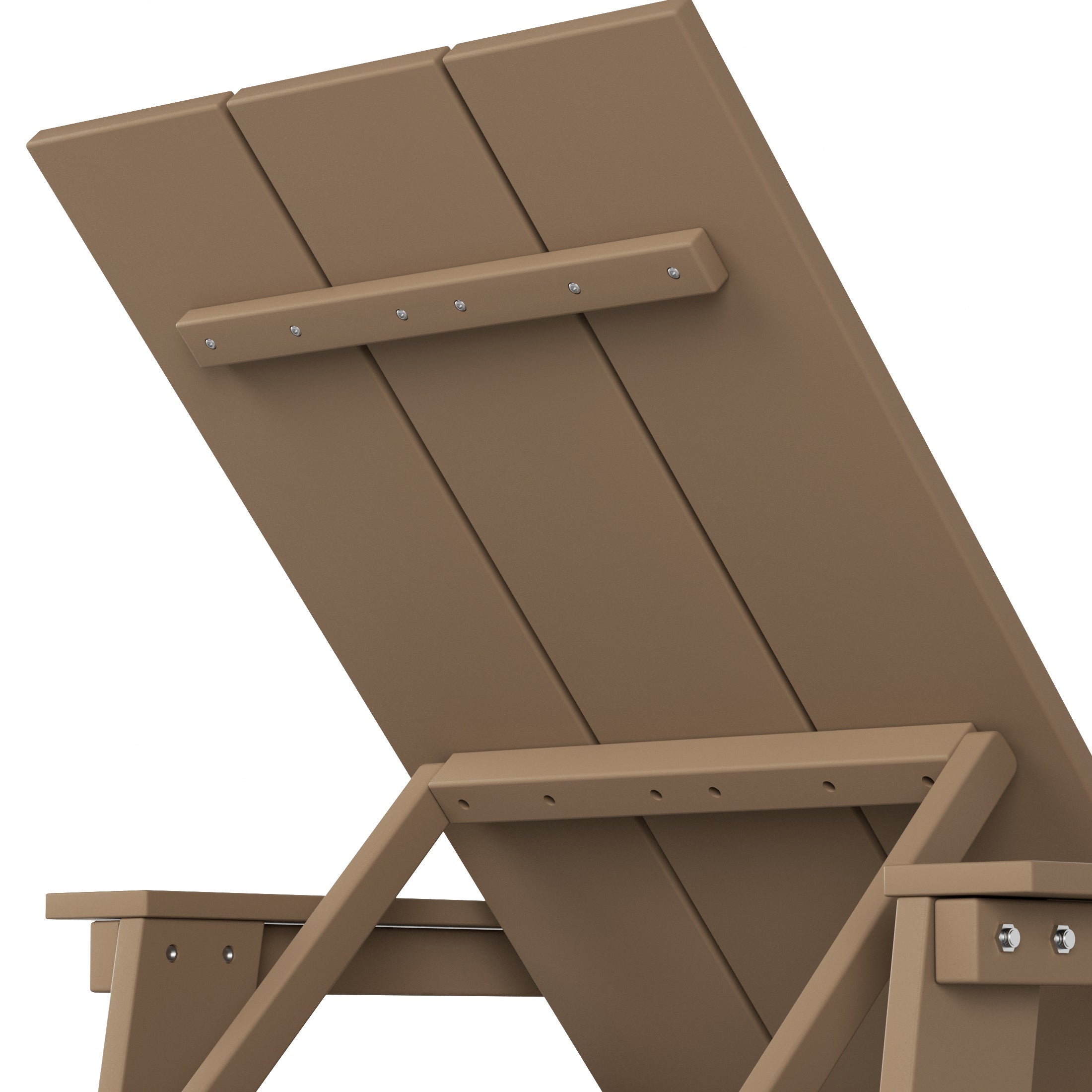 Malibu Modern All-Weather Outdoor Reclining Sun Lounger With Arm Rests & Wheels