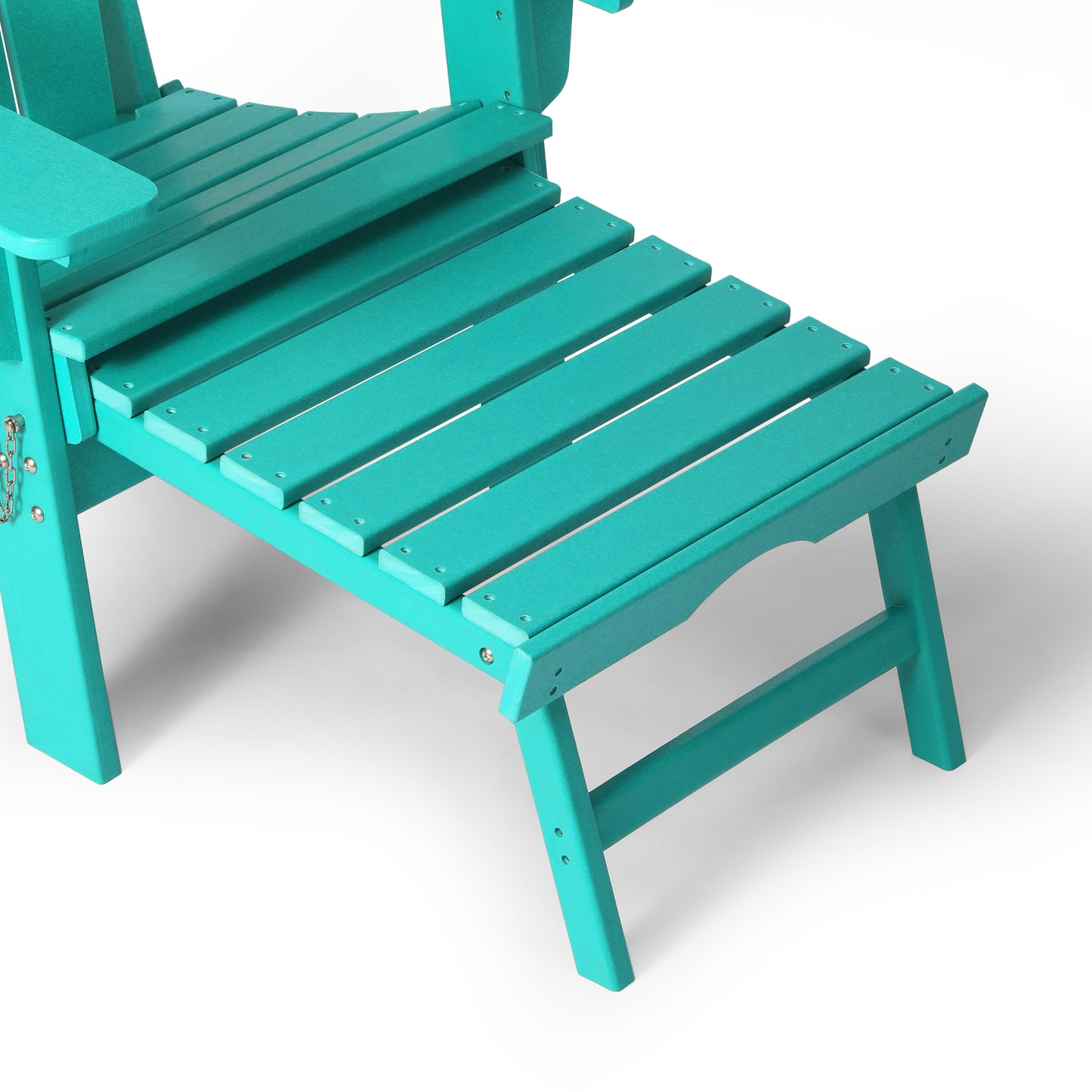 Chatham Folding Adjustable Adirondack Chair with Cup Holder and Hideaway Ottoman