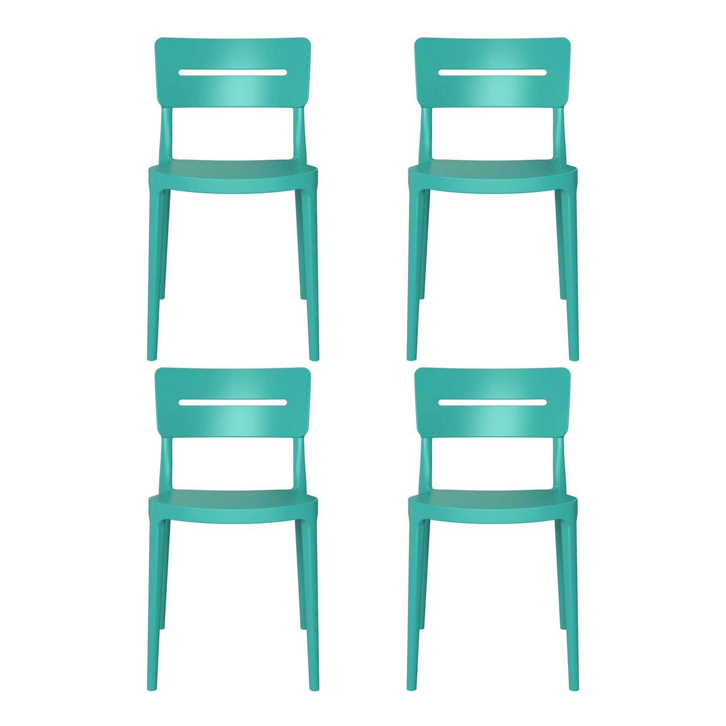 Polyform Stacking Dining Side Chair (Set of 4)