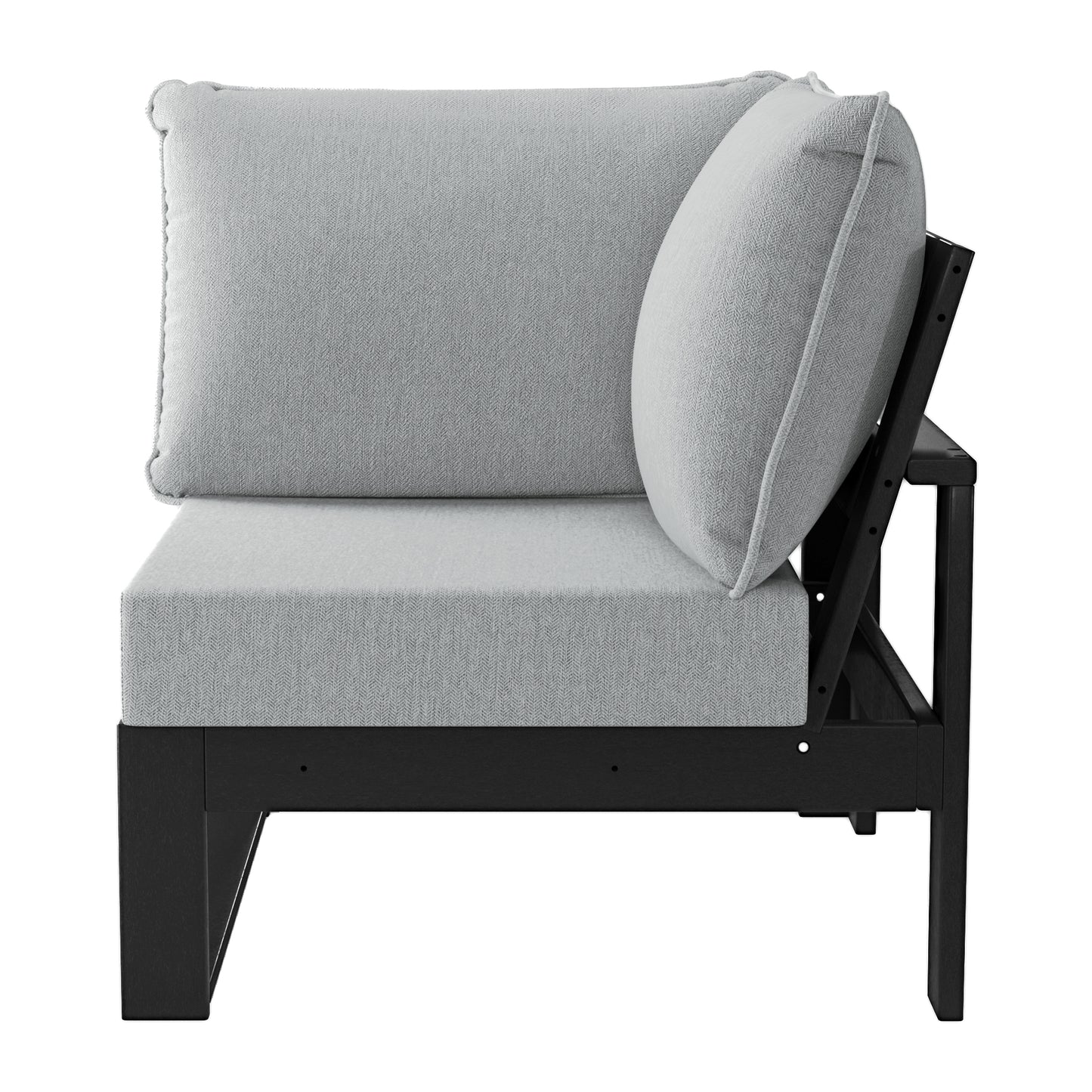 Signature All-Weather Outdoor Modular Patio Deep Seating Corner Chair (Corner Sectional Seat)