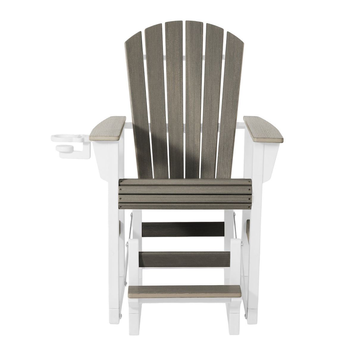 Adirondack Counter Glider With Cup Holder