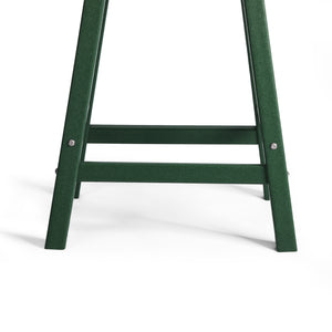 Stockholm All-Weather Outdoor Saddle Counter Stool (24" Height)
