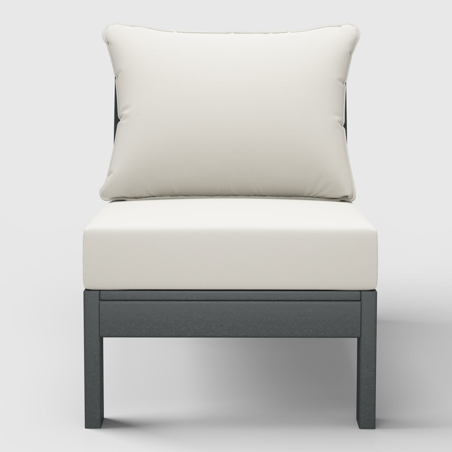 Scottsdale All-Weather Outdoor Modular Deep Seating Armless Chair (with Optional Cushions)