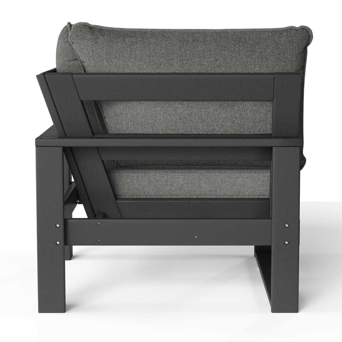 Signature All-Weather Outdoor Modular Patio Deep Seating Corner Chair (Corner Sectional Seat)