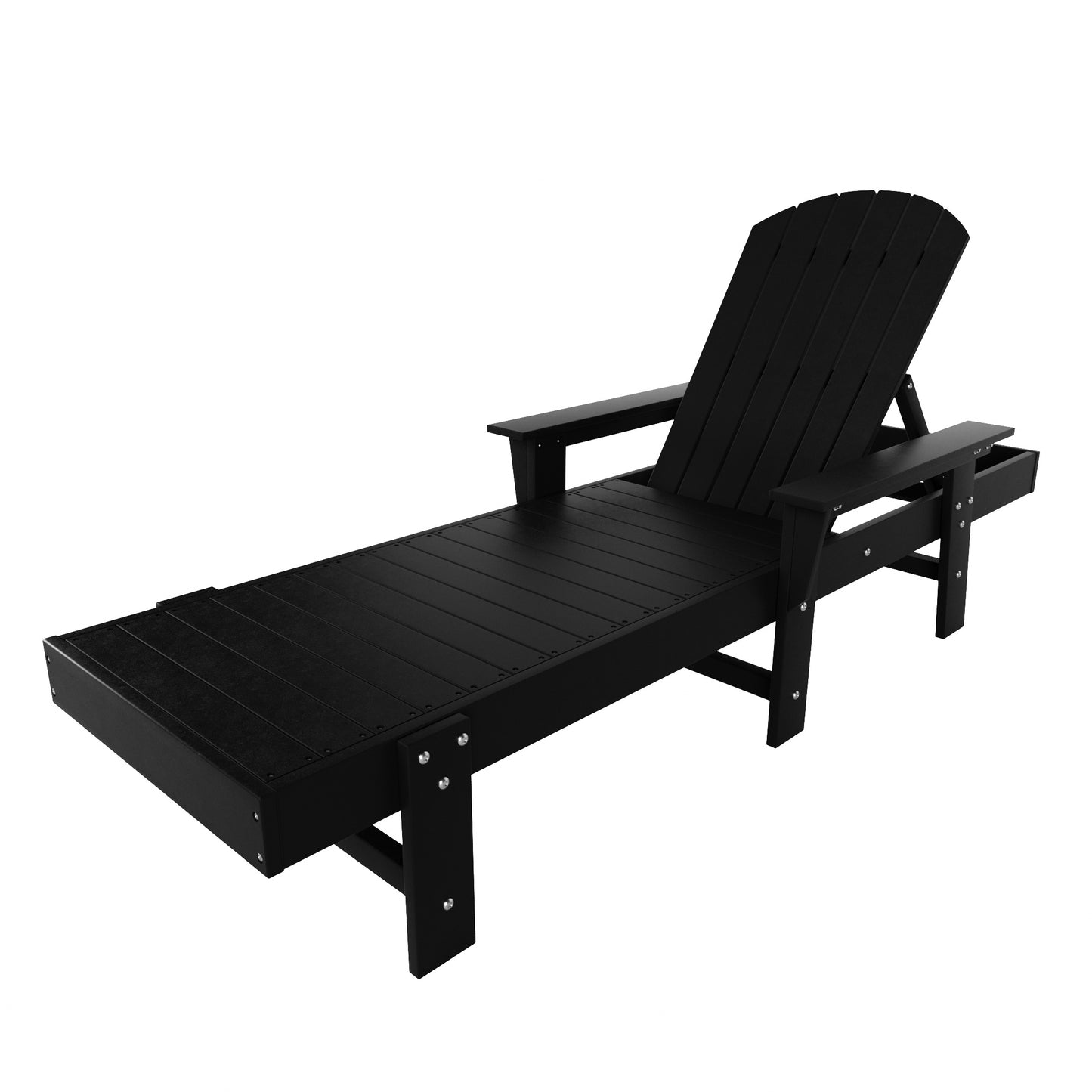 Westport Classic All-Weather Outdoor Adirondack Reclining Sun Lounger With Arms Rests