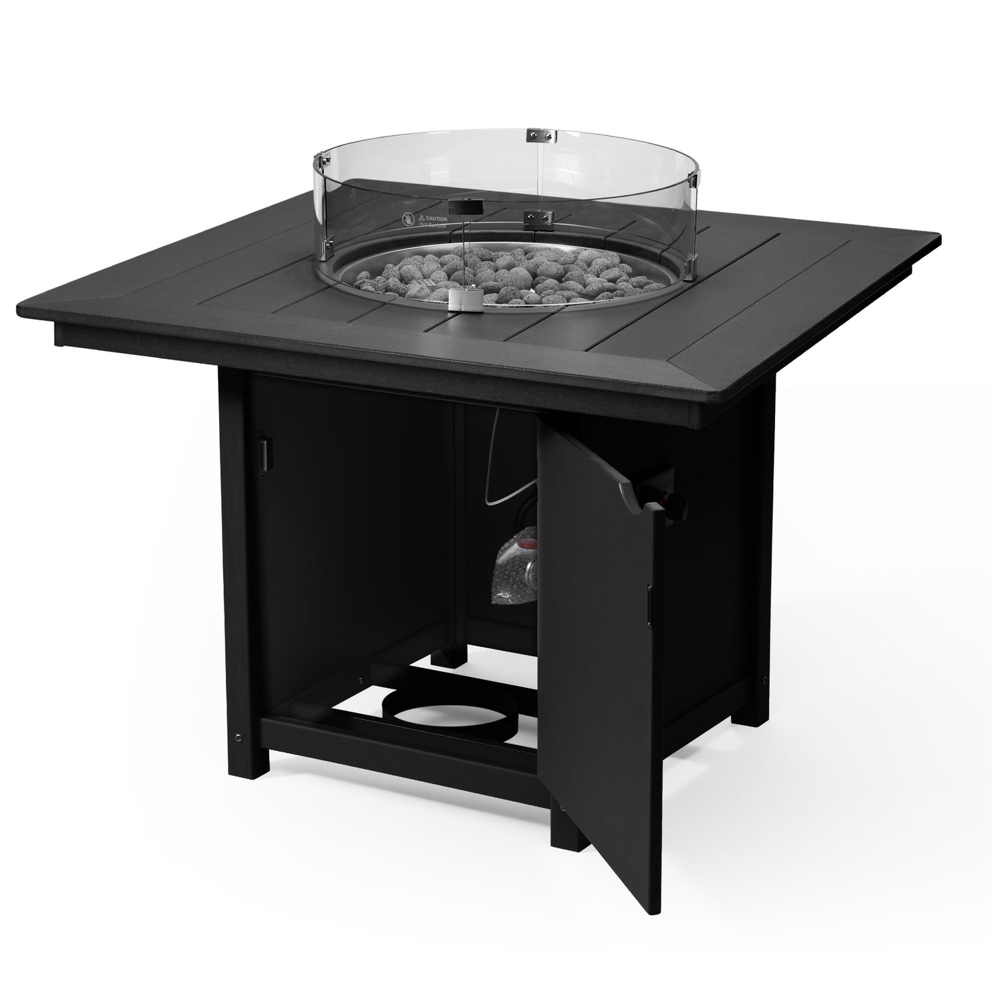 Sedona Square 42" Dining Fire Pit Table