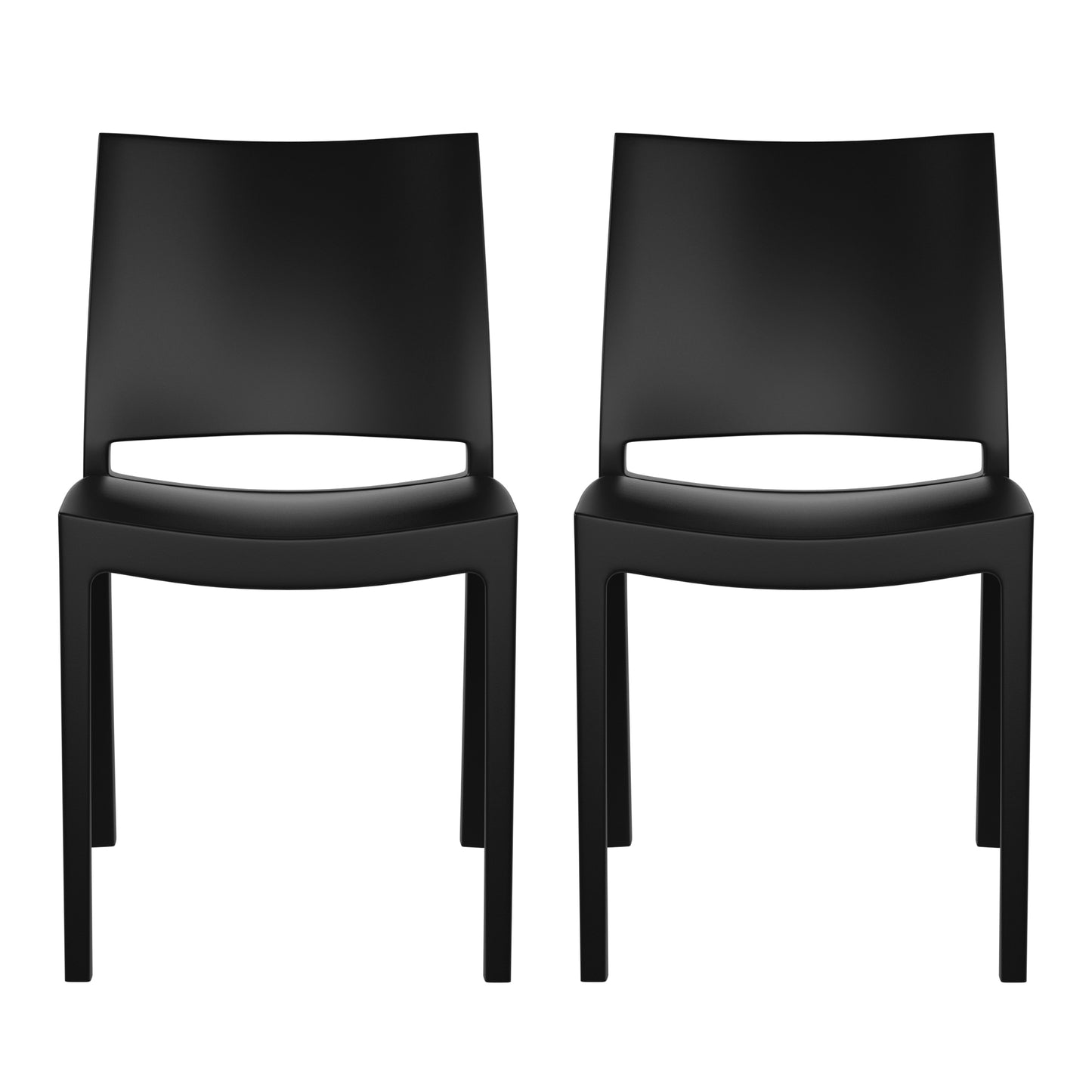 Polyform Stacking Dining Side Chair (Set of 2)