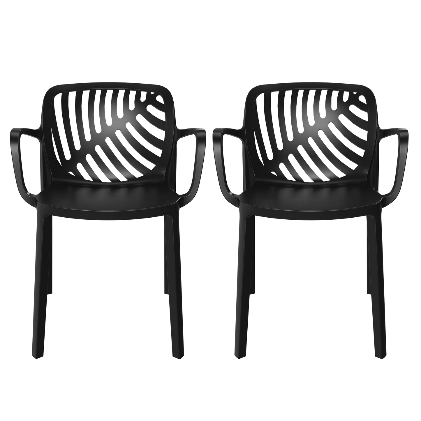 Polyform Stacking Dining Arm Chair (Set of 2)
