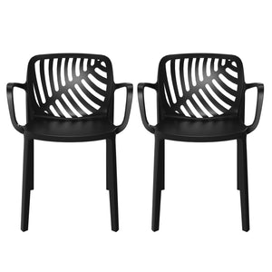 Polyform Stacking Dining Arm Chair (Set of 2)