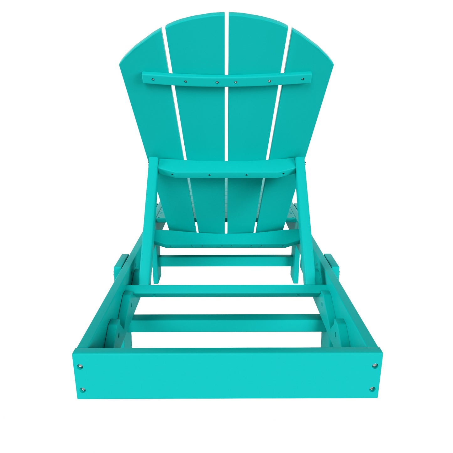 Chatham All-Weather Outdoor Adirondack Reclining Sun Lounger With Wheels