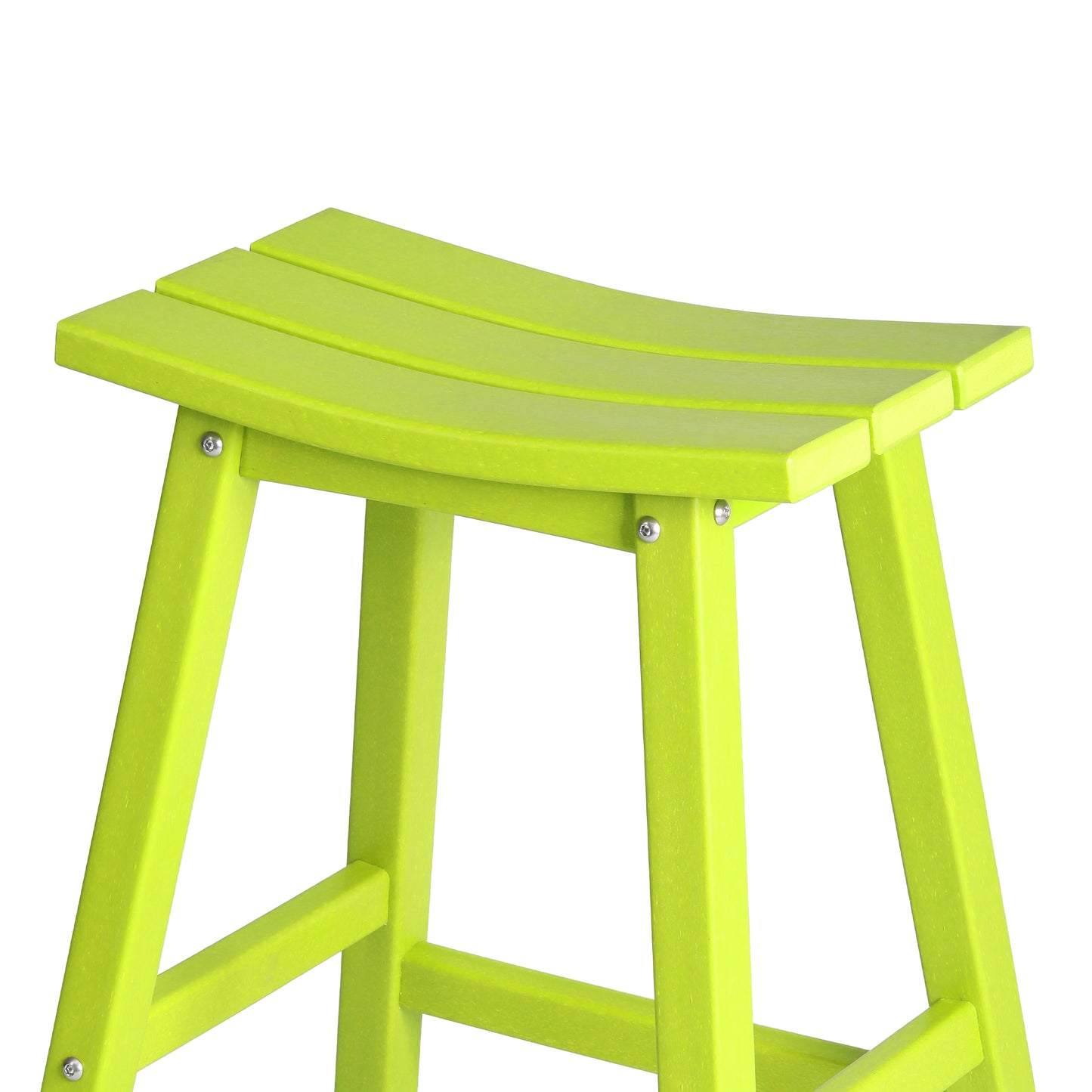 Stockholm All-Weather Outdoor Saddle Counter Stool (24" Height)