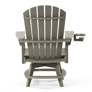 Heritage Ridge Adirondack Swivel Dining Chair With Cup Holder