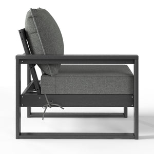 Signature All-Weather Outdoor Modular Patio Deep Seating Left Arm Chair (Left Arm Sectional Seat)
